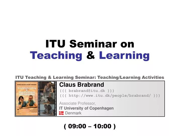 itu seminar on teaching learning