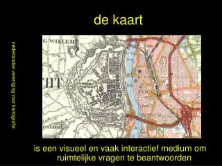 de kaart