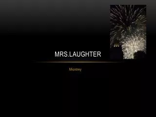 Mrs.laughter