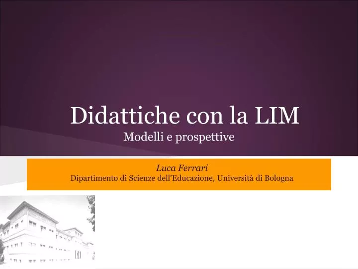 didattiche con la lim modelli e prospettive