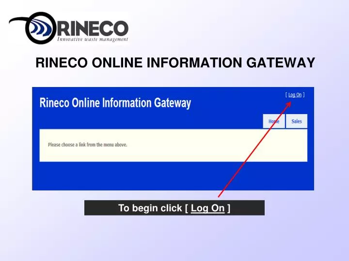 rineco online information gateway