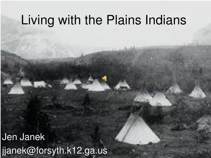 living with the plains indians