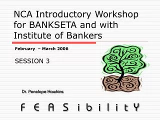 NCA Introductory Workshop for BANKSETA and with Institute of Bankers