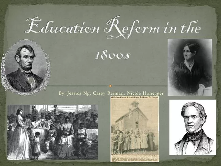 education reform in the 1800s