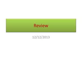review