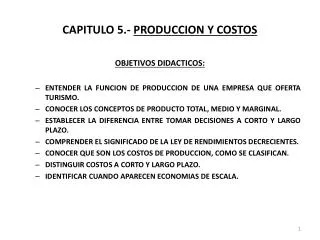 capitulo 5 produccion y costos