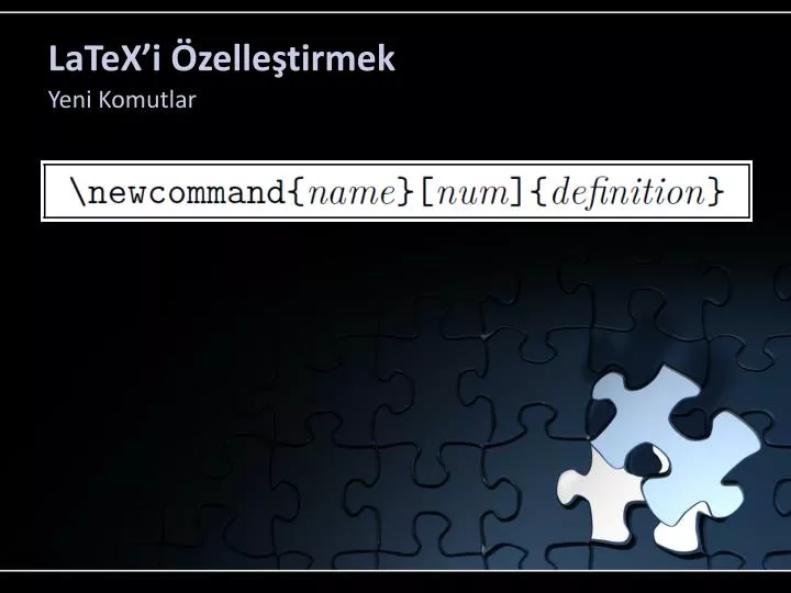 latex i zelle tirmek