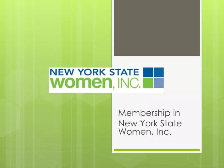 membership in new york state women inc
