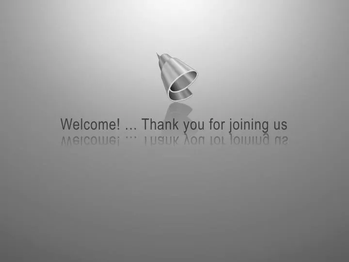 welcome thank you for joining us