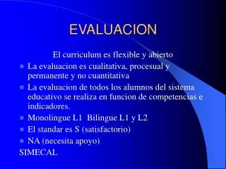 evaluacion