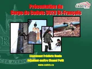 Présentation du Corps de Cadets 3028 St-François