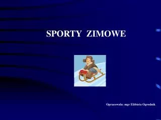 SPORTY ZIMOWE