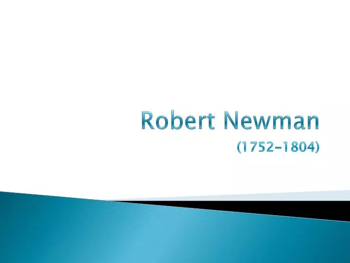 robert newman