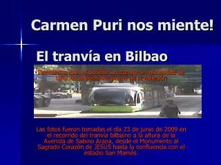 el tranv a en bilbao