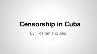 Censorship in Cuba