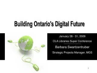 Building Ontario's Digital Future