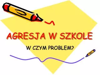 agresja w szkole