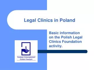 Legal Clinics in Poland