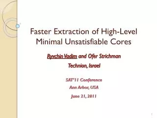 Faster Extraction of High-Level Minimal Unsatisfiable Cores