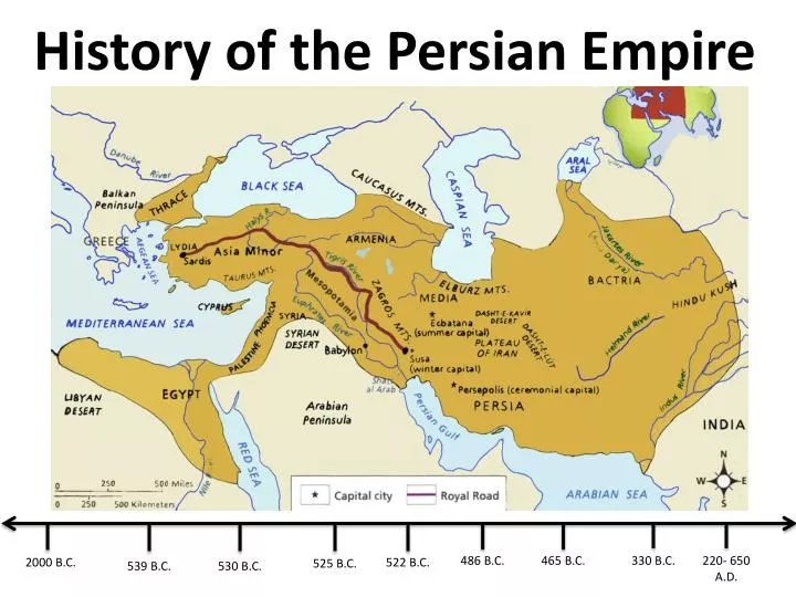 persian empire map