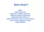 Bilim Nedir? - slide 1