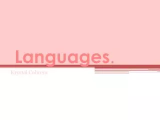 Languages .