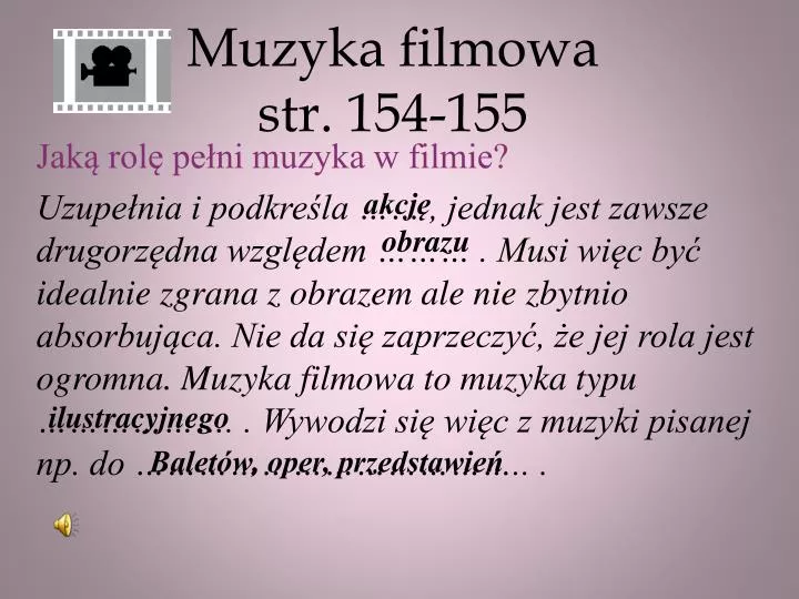 muzyka filmowa str 154 155