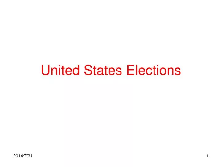 united states elections