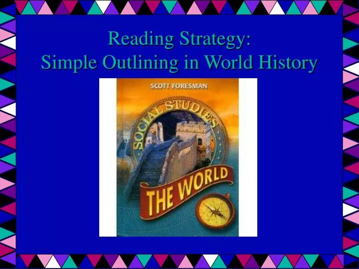 reading strategy simple outlining in world history
