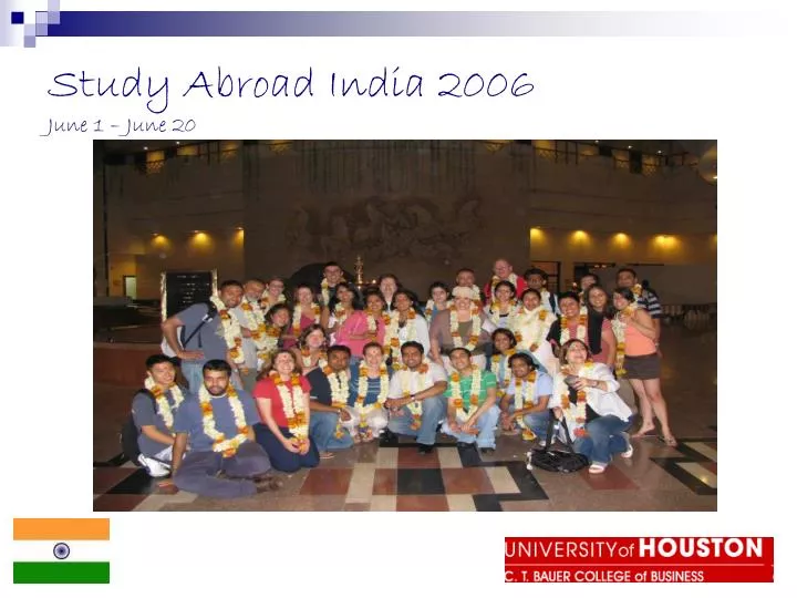 study abroad india 2006 june 1 june 20