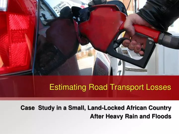 estimating road transport losses