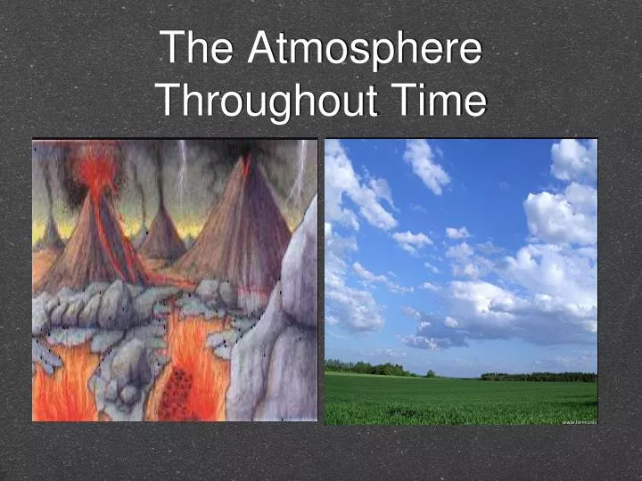the atmosphere throughout time