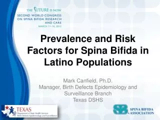 Prevalence and Risk Factors for Spina Bifida in Latino Populations