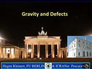Gravity and Defects