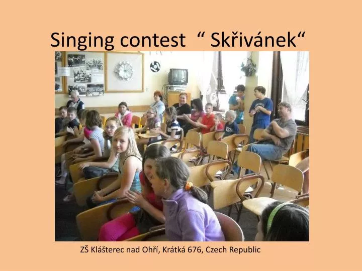 singing contest sk iv nek