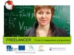 FREELANCER - slide 1
