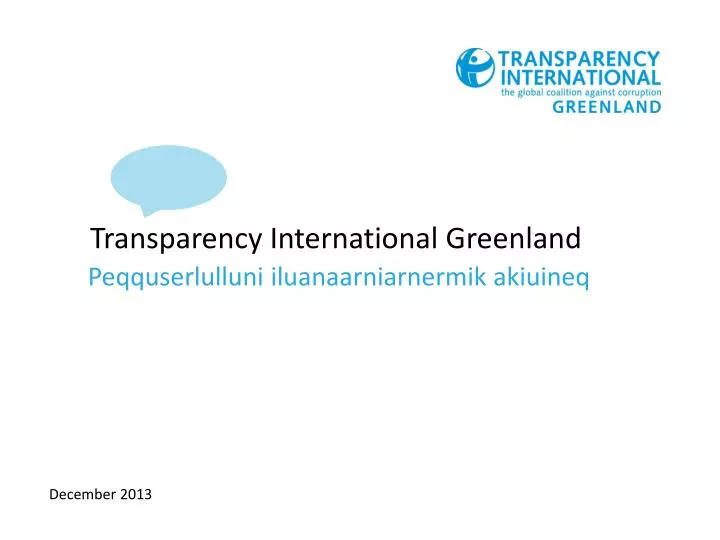 transparency international greenland