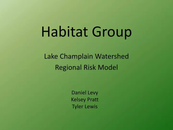 habitat group