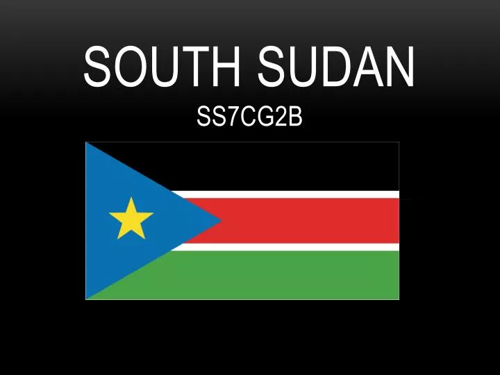 south sudan ss7cg2b