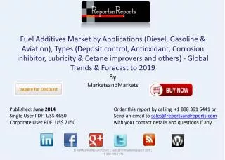 Fuel Additives Industry - Global Trend & Forecast to 2019