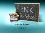Middle School - slide 1