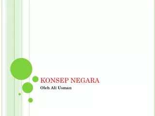 konsep negara