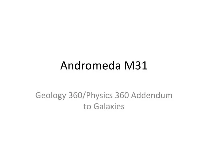 andromeda m31
