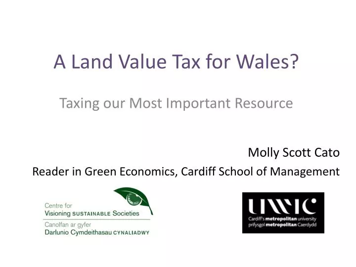a land value tax for wales