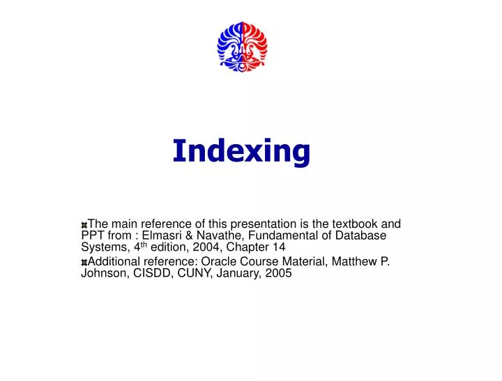 indexing