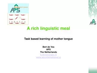 a rich linguistic meal
