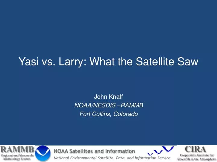 yasi vs larry what the satellite saw