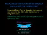 PELAJARAN SEKOLAH SABAT DEWASA DALAM BENTUK POWERPOINT - slide 1