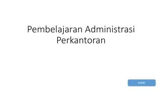 Pembelajaran Administrasi Perkantoran