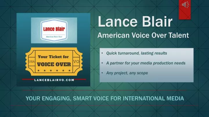 lance blair american voice over talent